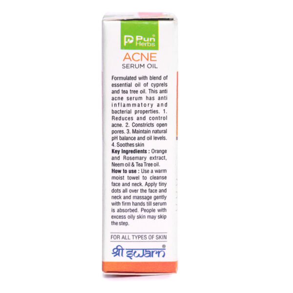 acne serum, oil